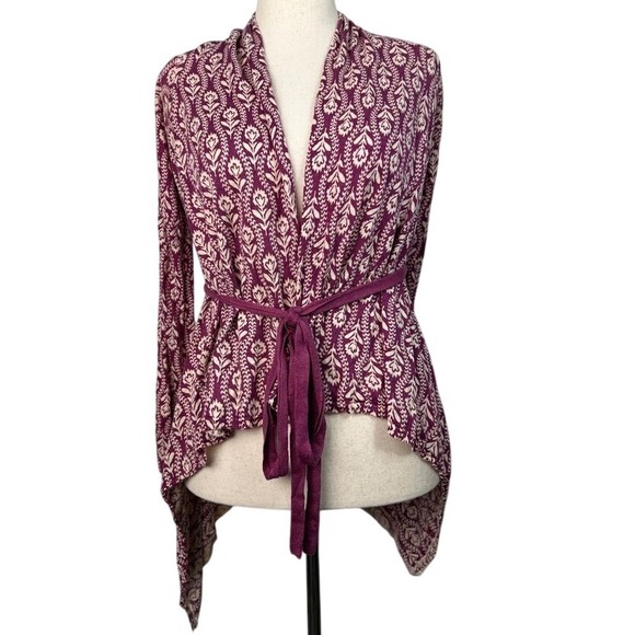 Anthropologie Sweaters - Anthropologie Field Flower Encased in Vines Duster Cardigan Sweater Size small